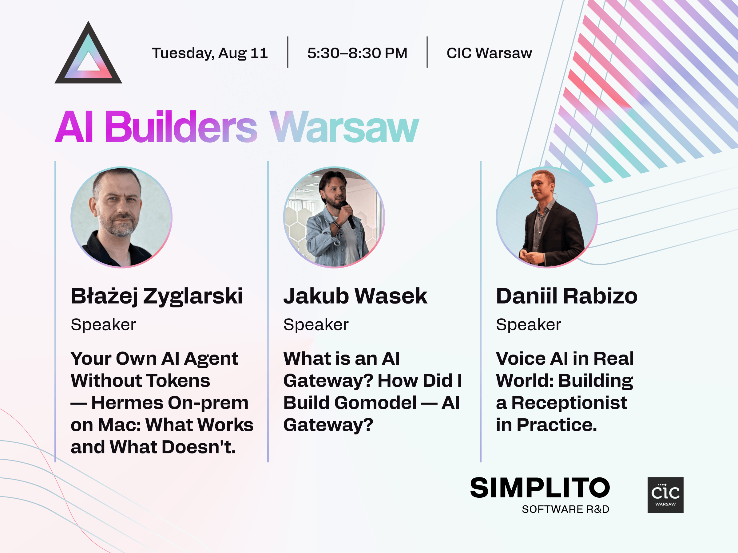 AI Builders #1 Agenda